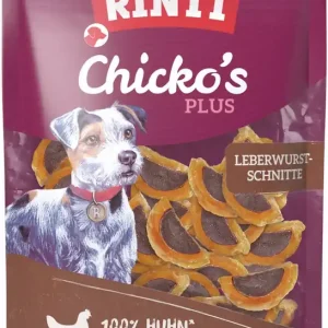 Markenprodukt RINTI Chicko Plus Leberwurstschnitten 80 g